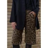 Black Colour BCABBIE LONG SHORTS - Lang bermuda shorts 40754 Leopard fra Black Colour