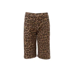 Black Colour BCABBIE LONG SHORTS - Lang bermuda shorts 40754 Leopard fra Black Colour