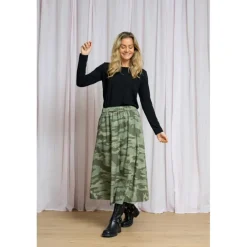 Black Colour BCABBIE SKIRT - Camouflage nederdel 40728 Camouflage fra Black Colour