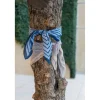 Black Colour BCALORA mini Scarf - Tørklæde 3518 Dark Blue Stripe fra Black Colour