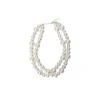 Black Colour BCANGIE NECKLACE - Perlekæde 4427 White fra Black Colour
