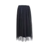 Black Colour BCDAIMI MESH SKIRT - Sort mesh nederdel 40839 Black fra Black Colour