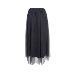 Black Colour BCDAIMI MESH SKIRT - Sort mesh nederdel 40839 Black fra Black Colour
