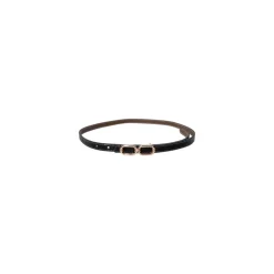Black Colour BCDIXIE BELT - Sort/brunt vendbart bælte 10259 Black/Taube fra Black Colour