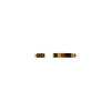 Black Colour BCGRACE RHINESTONE BRACELET - Guld armbånd med sorte sten 4428 Gold Coloured w. black stone fra Black Colour