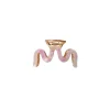 Black Colour BCHARLOW HAIR CLAW - Rosa metal hårklemme 5908 Lt. Pink Multi fra Black Colour
