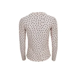 Black Colour BCISOLE LOVE MESH BLOUSE - Nude mesh 40825 Nude Heart fra Black Colour