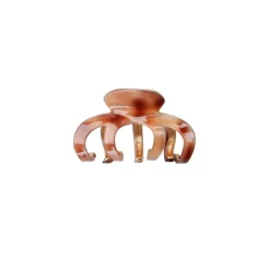 Black Colour BCKECIA HAIR CLAW - Brun metal hårklemme 5915 Lt. Tortoise fra Black Colour