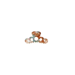Black Colour BCKERSTI SMALL HAIR CLAW - Brun multi metal hårklemme 5904 Lt. Brown Multi fra Black Colour