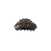 Black Colour BCLEAF Gold hair claw - Sort blad klemme med guld 5775 Black fra Black Colour