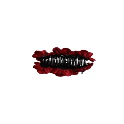 Black Colour BCLILIBET HAIR CLAW - Bordeaux hårklemme med blomster 5840 Wine fra Black Colour