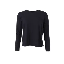 Black Colour BCMAY LS Tee - Sort langærmet t-shirt 40748 Black fra Black Colour
