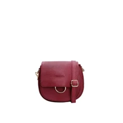 Black Colour BCOLIVIA CROSSOVER BAG - Vinrød skindtaske 9336 Wine fra Black Colour