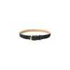 Black Colour BCSMILLA SUEDE BELT - Gråt leopard bælte 10255 Grey fra Black Colour