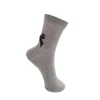 Black Colour BCTAIA BOW SOCK -  Grå strømpe med sort sløjfe 4305 Lt Grey fra Black Colour