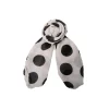 Black Colour BCVERA DOT SCARF - Off-white tørklæde med bomber 208371 Off-White fra Black Colour