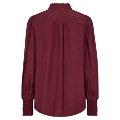 Co'Couture AilaCC Petra Shirt - Vinrød skjorte 35810 Burgundy fra Co'couture