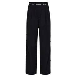 Co'Couture AminaCC Logo Panel Pant - Sort buks med hvide striber i siden 31365 Black fra Co'couture