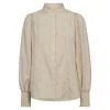 Co'couture MaliaCC Stripe Petra Shirt - Stribet skjorte 35674 Bone fra Co'couture
