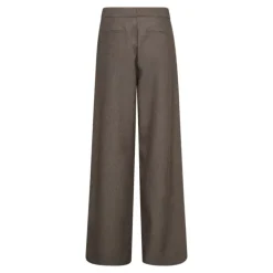 Co'Couture NanaCC Piping Wide Pant - Grå buks 31476 Mink fra Co'couture