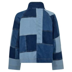 Co'couture PatchCC Denim Box Jacket 30268 Denim Blue fra Co'couture