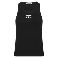 Co'couture SaharaCC Tank Top - Sort logo top 33068 Black fra Co'couture