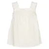 Co'couture SelmaCC Smock Strop Top - Off White top 35184 White fra Co'couture