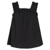Co'couture SelmaCC Smock Strop Top - Sort top 35184 Black fra Co'couture
