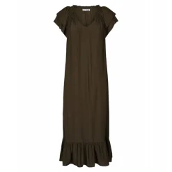 Co'couture Sunrise Dress - Army grøn kjole 76242 Dark Army fra Co'couture