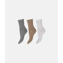 Decoy Ankle Sock Cotten - 3 pack ankel strømper i bomuld 9-20226-75 fra Decoy
