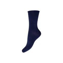 Decoy Fine Knit Socks - Ankelstrømper 20245 Blue Iris fra Decoy