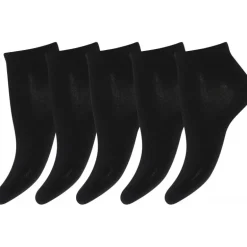 Decoy Sneaker Bamboo 5 pack - Sorte strømper 21232-65 fra Decoy