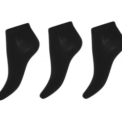 Decoy Sneaker Sock - 3 pack sneaker strømper 20323 Black fra Decoy