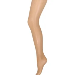 Decoy Tights Toe Less - Hudfarvet nylonstrømpe uden tå 16647 Caramel fra Decoy