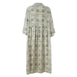 Gozzip GAnn-Louise Dress - Grøn printet kjole G252051 Green Print fra Gozzip