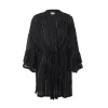 Gozzip GBlerta Cardigan - Sort cardigan med sølvtråde G242082 Black fra Gozzip