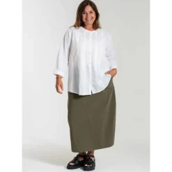 Gozzip GBrianna Shirt Blouse - Hvid skjorte G242076 White fra Gozzip