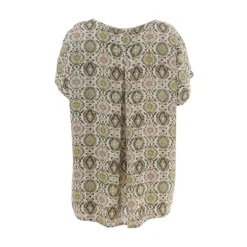 Gozzip GDorthea Blouse - Grøn printet bluse G252044 Green Print fra Gozzip
