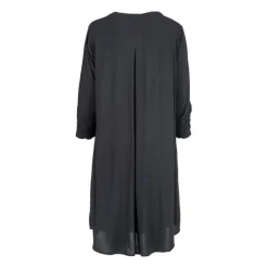Gozzip GHenny Dress - Sort kjole med pink blomst G246019 Black fra Gozzip