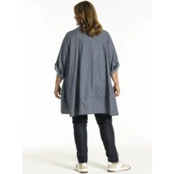 Gozzip GJytta Tunic - Blå/hvid stribet tunika G252067 Denim Blue fra Gozzip