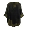 Gozzip GKleo Blouse - Grøn printet bluse G252208 Olive fra Gozzip