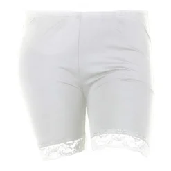 Gozzip Rosa Under Pants med Lace - Cykelshorts G152631 White fra Gozzip