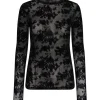 HYPEtheDetail Lace Blouse - Sort blondebluse 3-850-14 Black fra HYPEtheDETAIL
