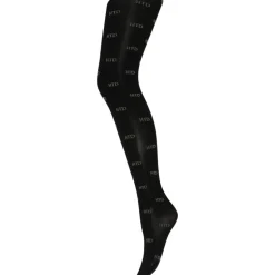 HYPEtheDETAIL Logo Tights - HDT logo strømpebukser 16663 Black fra HYPEtheDETAIL