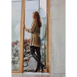 HYPEtheDETAIL Logo Tights - HDT logo strømpebukser 16663 Black fra HYPEtheDETAIL