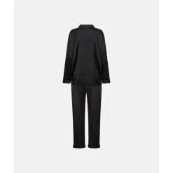 HYPEtheDetail Satin Pyjamas - Sort logo pyjamas 3-800-43 Black fra HYPEtheDETAIL