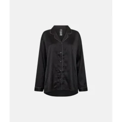 HYPEtheDetail Satin Pyjamas - Sort logo pyjamas 3-800-43 Black fra HYPEtheDETAIL