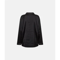 HYPEtheDetail Satin Pyjamas - Sort logo pyjamas 3-800-43 Black fra HYPEtheDETAIL