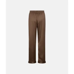 HYPEtheDetail Satin Pyjamas - Brun logo pyjamas 3-800-43 Brown fra HYPEtheDETAIL