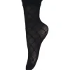 HYPEtheDETAIL socks LOGO Ankel strømpe med Sort logo 21013 Black fra HYPEtheDETAIL
